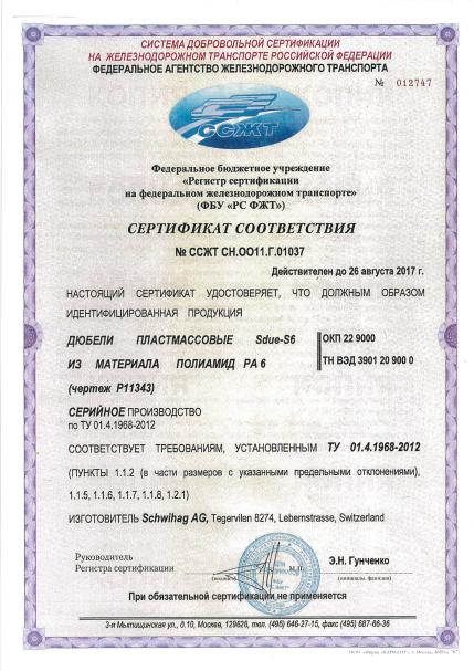 Russisches Zertifikat